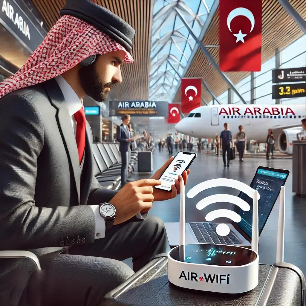Air Arabia com acesso Wi-Fi para sua viagem à Turquia: Fique conectado com Pocket Wi-Fi Turkey