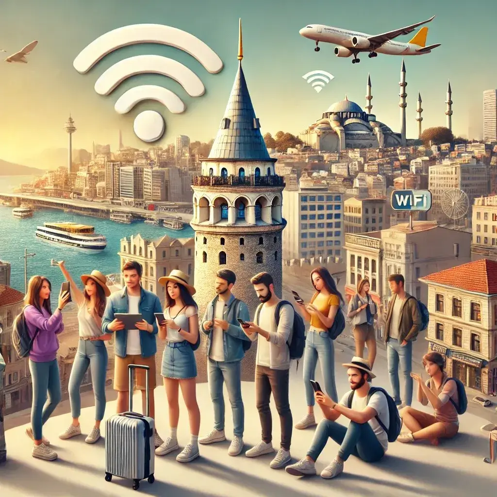 WiFi portátil na Turquia: Solução de Internet ilimitada com StayinWifi