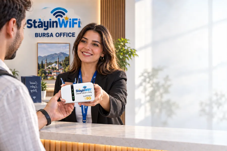 مكتب StayinWifi في بورصة